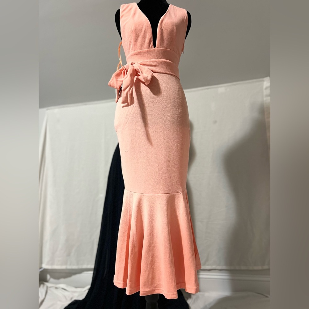 Twenty Ten Elegant Pink Trumpet/Mermaid Sweetheart Ruffle Cocktail Dress Size S